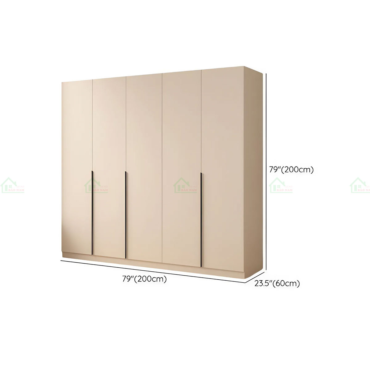 Tủ Quần Áo Gỗ MDF Kết Hợp Bàn Phấn Hiện Đại TA44