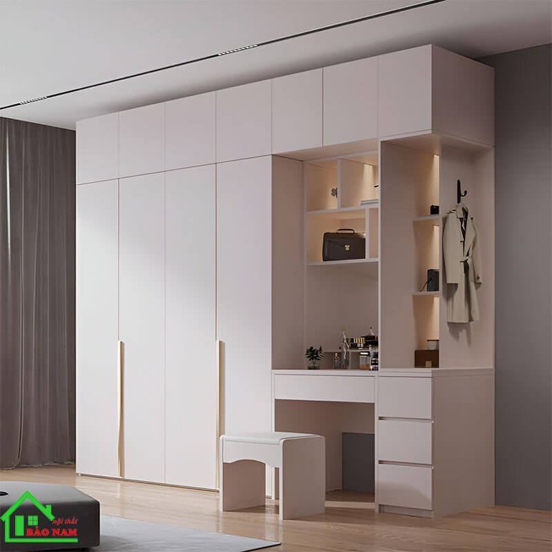 Tủ quần áo màu kem đa năng TA09 Tủ quần áo màu kem đa năng TA09