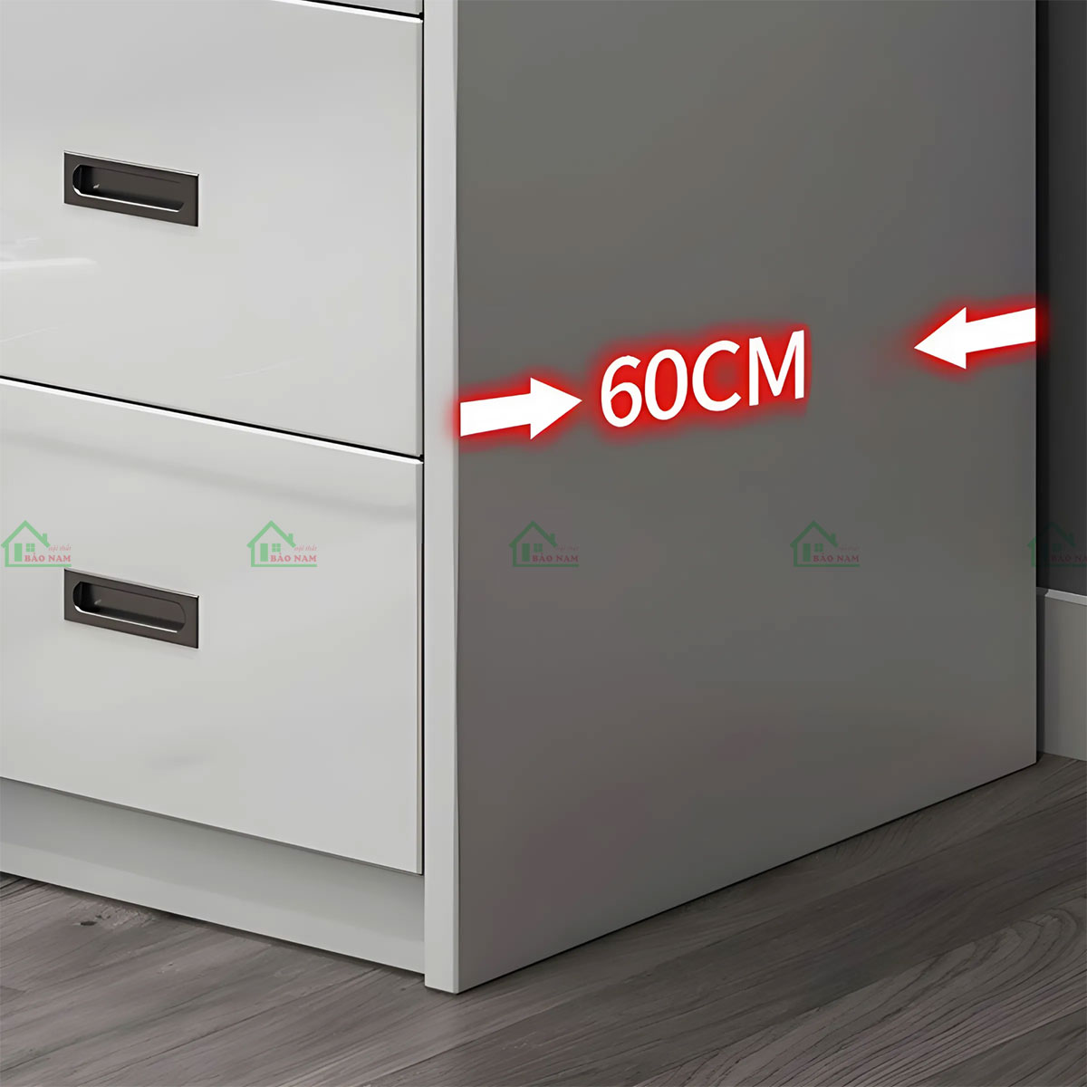 Tủ Quần Áo Nhôm Kính Cửa Lùa TK35