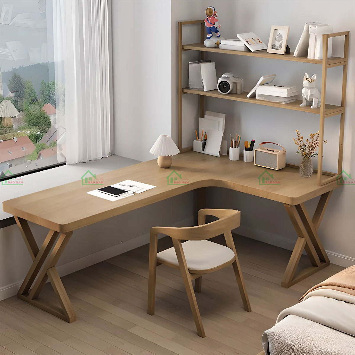 Thiết kế chữ L hiện đại và tiện dụng