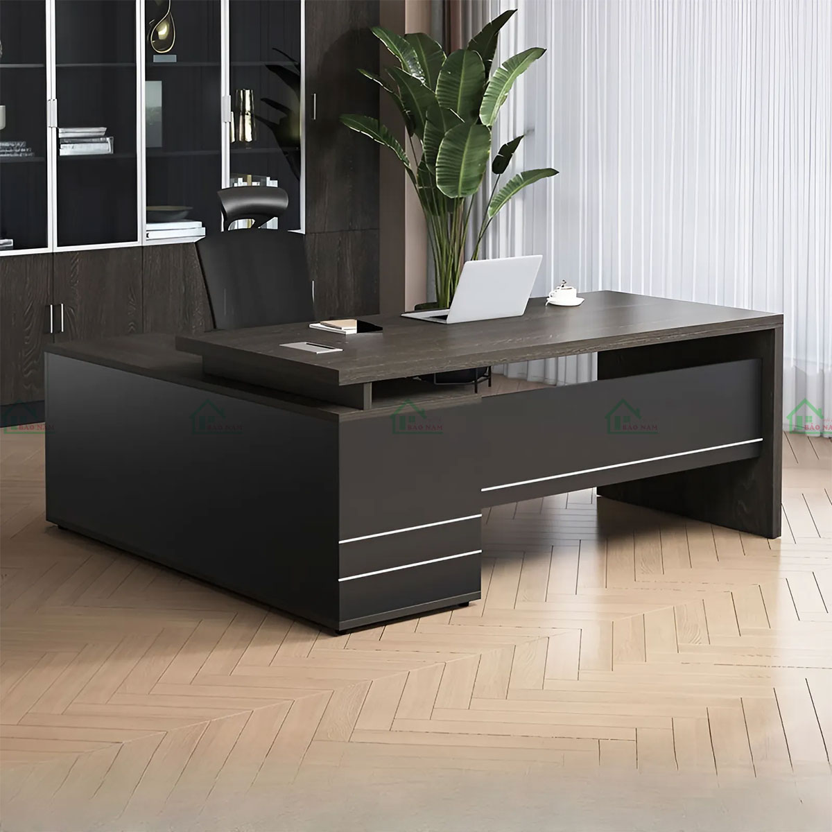 Bàn Làm Việc Giám Đốc Chữ L Cao Cấp PLV13