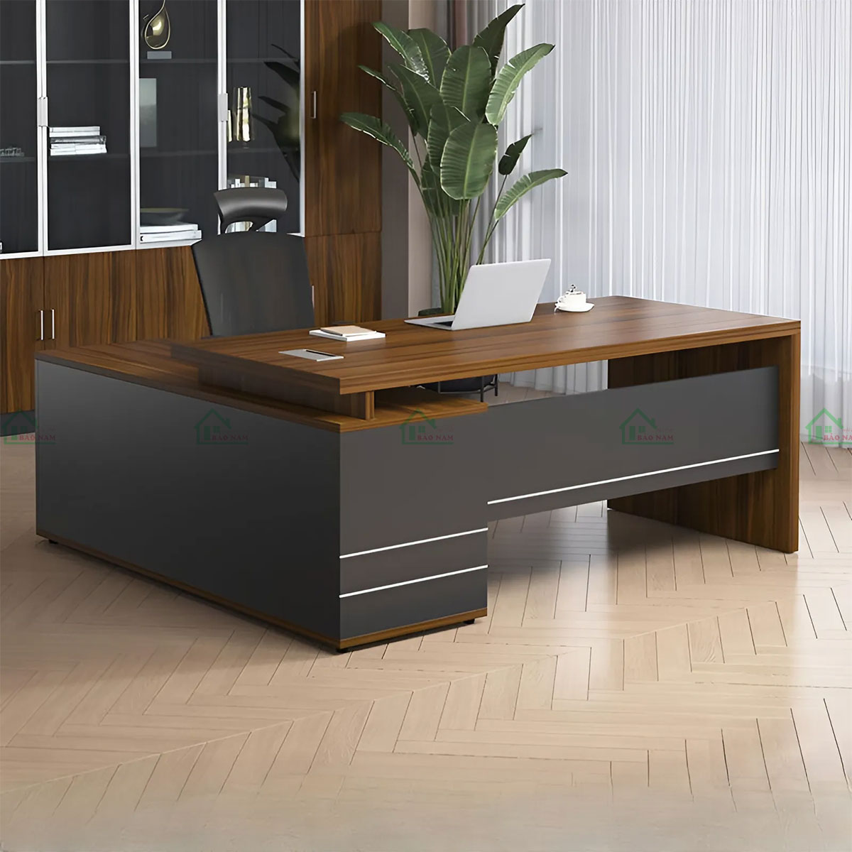 Chất liệu gỗ công nghiệp MDF chắc chắn, có độ bền cao