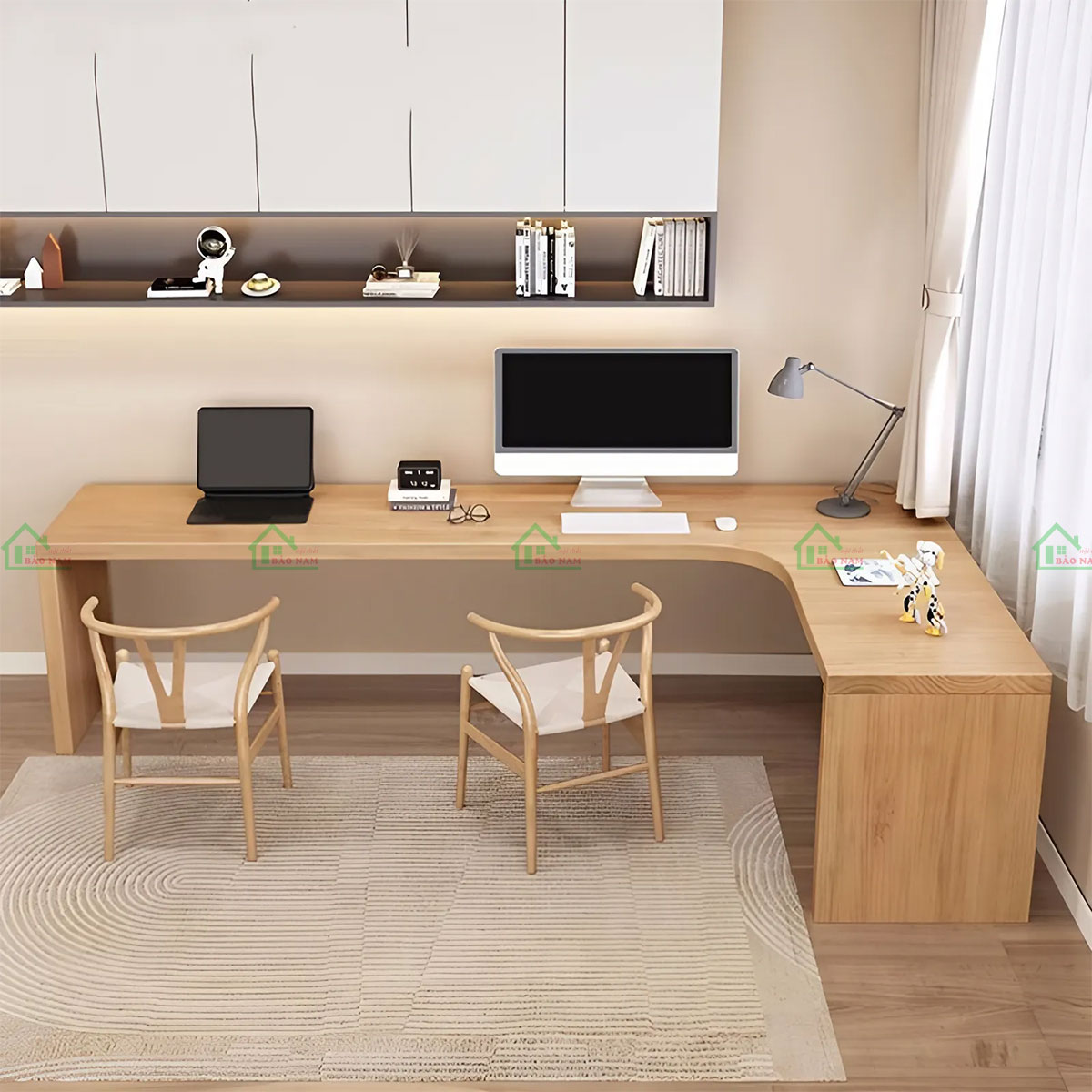 Chất liệu gỗ tự nhiên cao cấp, bền đẹp và thân thiện với môi trường