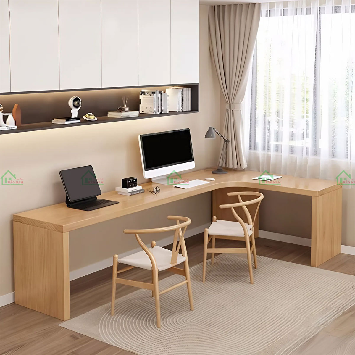 Tone màu trung tính và ấm áp, phù hợp với nhiều phong cách nội thất