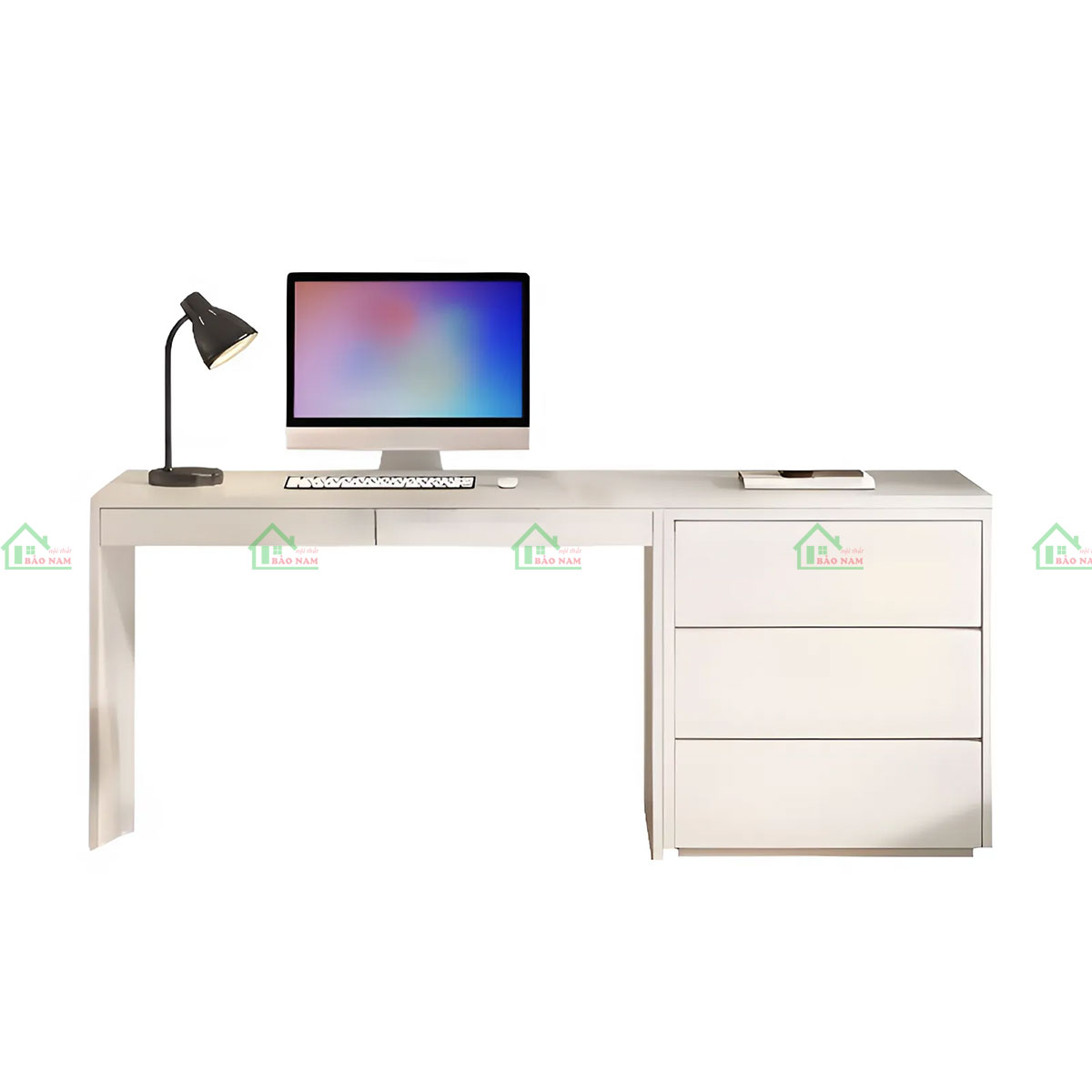 Sử dụng chất liệu gỗ MDF cao cấp, bền đẹp và dễ vệ sinh.