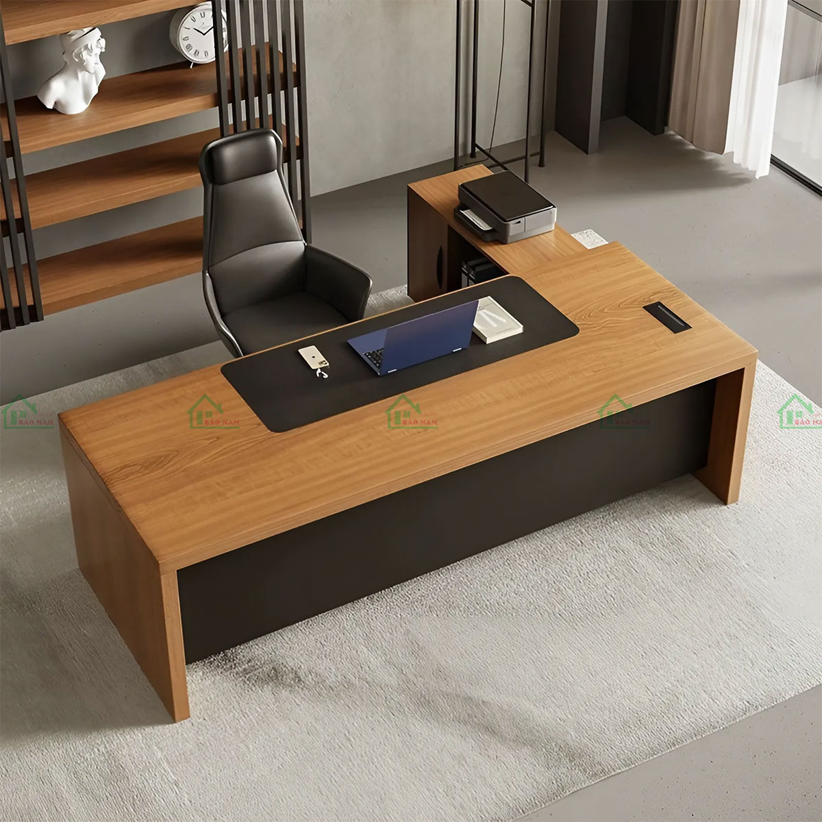 Bàn Làm Việc Văn Phòng Thiết Kế Chữ L Đẹp PLV14