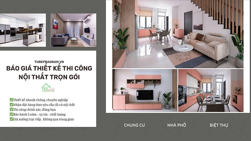 Thiết kế thi công nội thất chuyên nghiệp