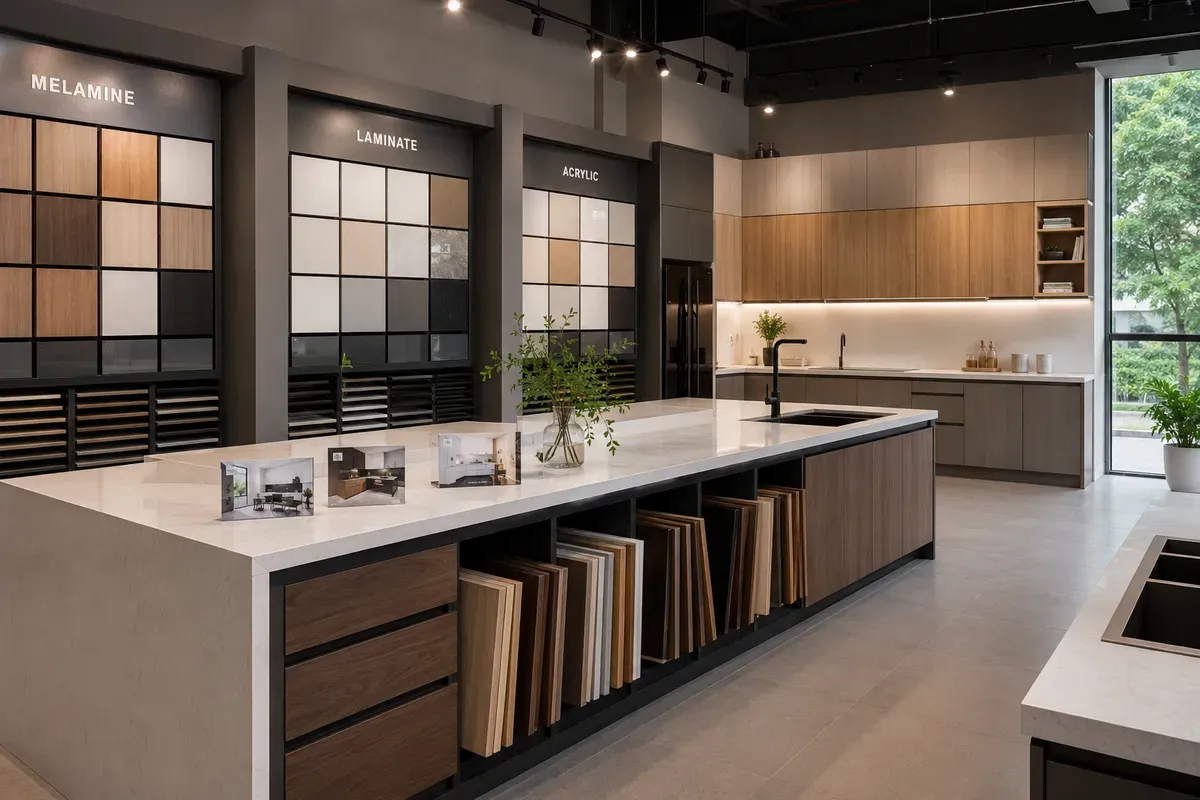 Bảng báo giá tủ bếp MDF tham khảo theo từng loại vật liệu và hạng mục thi công.