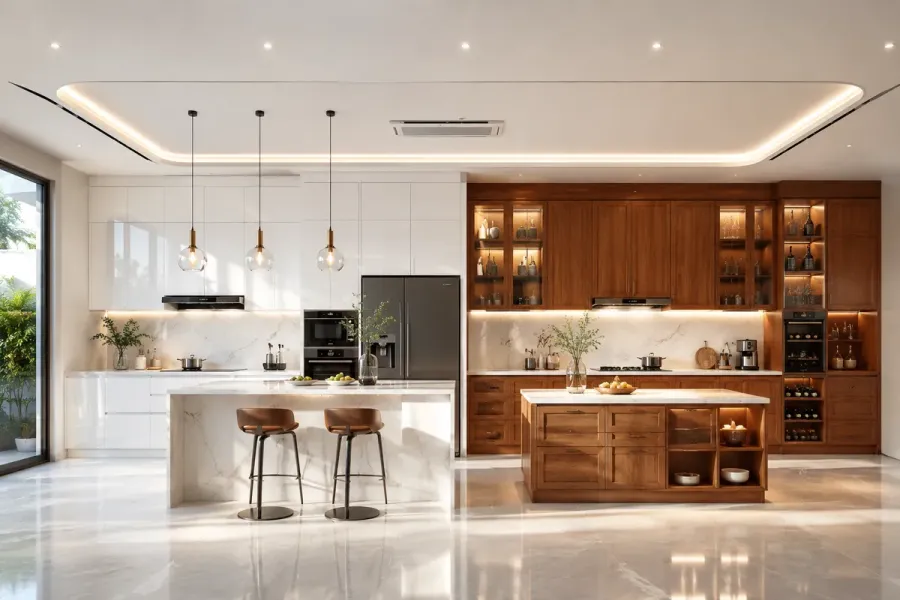 Giá tủ bếp hiện nay thay đổi tùy theo vật liệu, kiểu dáng thiết kế và phụ kiện sử dụng.