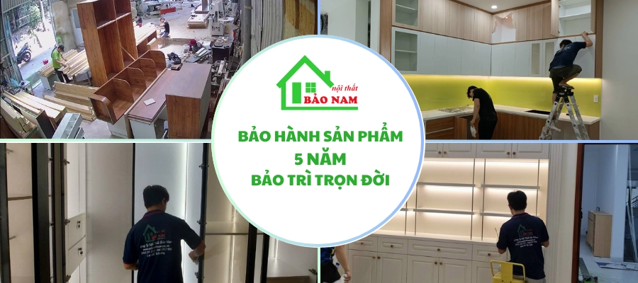 Dịch vụ thi công & thiết kế tủ bếp trọn gói tại Nội Thất Bảo Nam