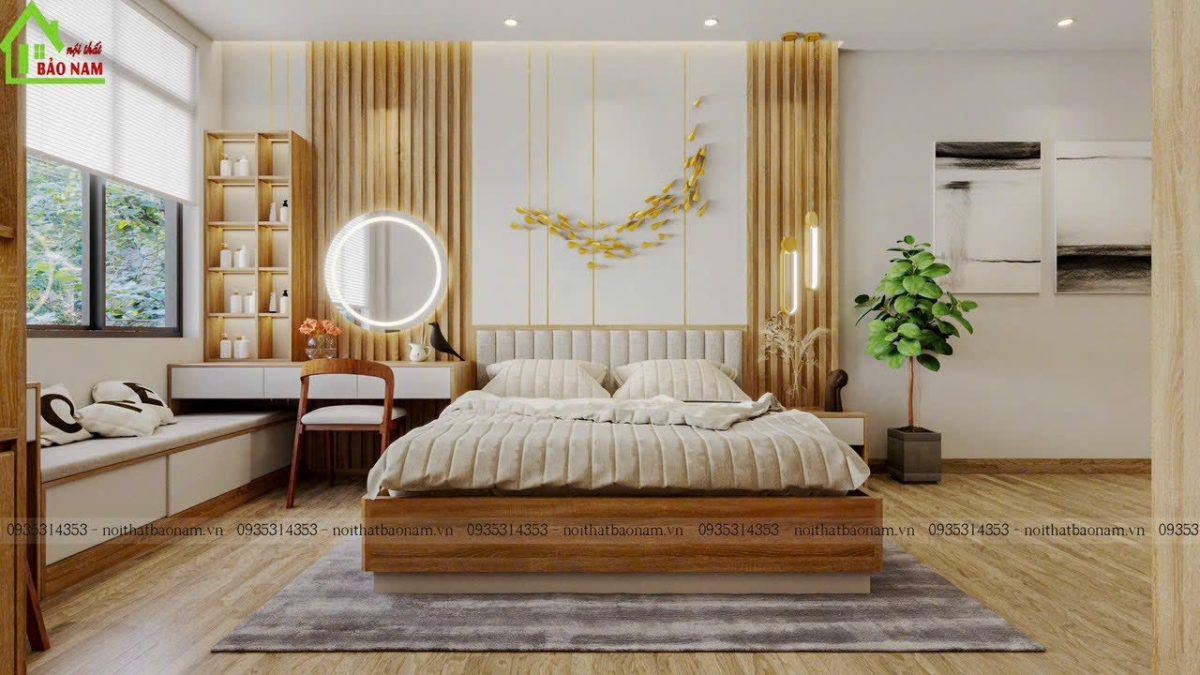 Bộ Nội Thất Phòng Ngủ Đẹp PN48