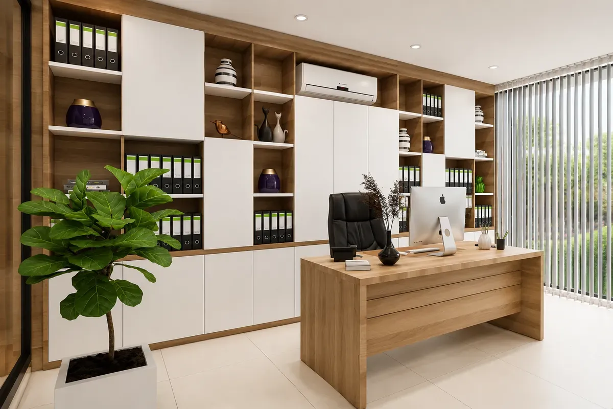 Bố trí bàn làm việc giúp tối ưu diện tích sử dụng