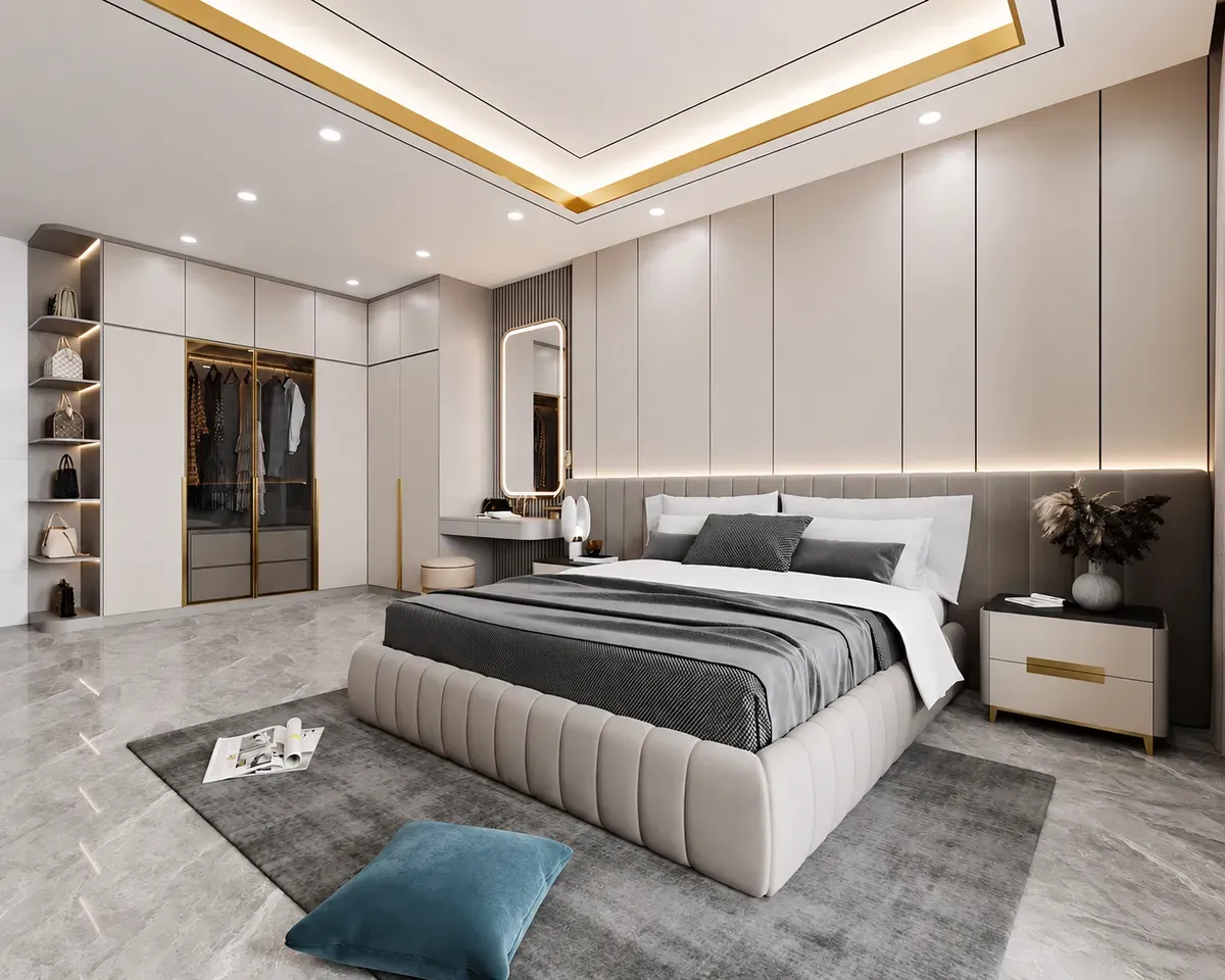 Bố trí phòng ngủ khoa học giúp tối ưu không gian