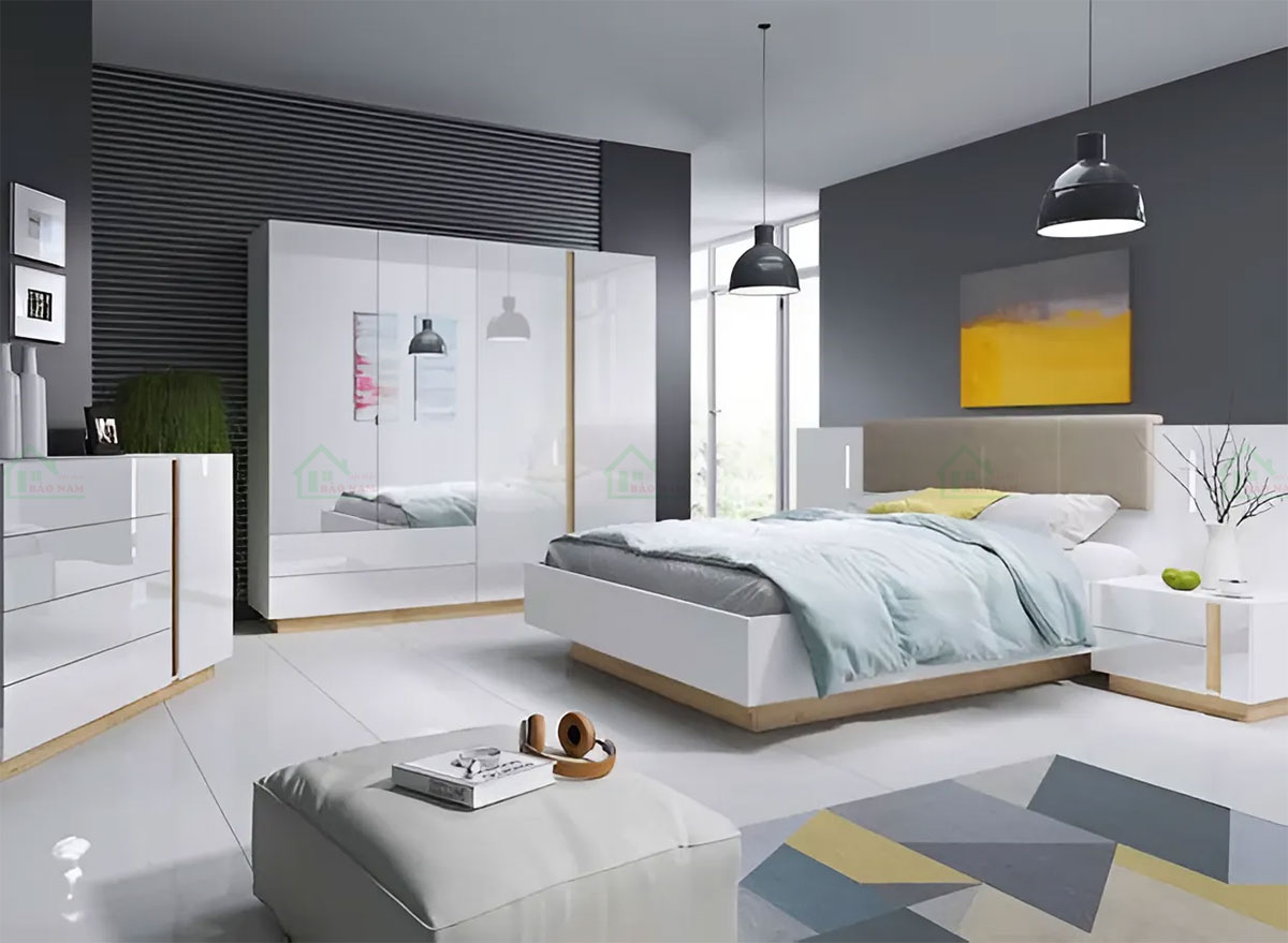 Mẫu Tủ Quần Áo Gỗ Công Nghiệp TA71