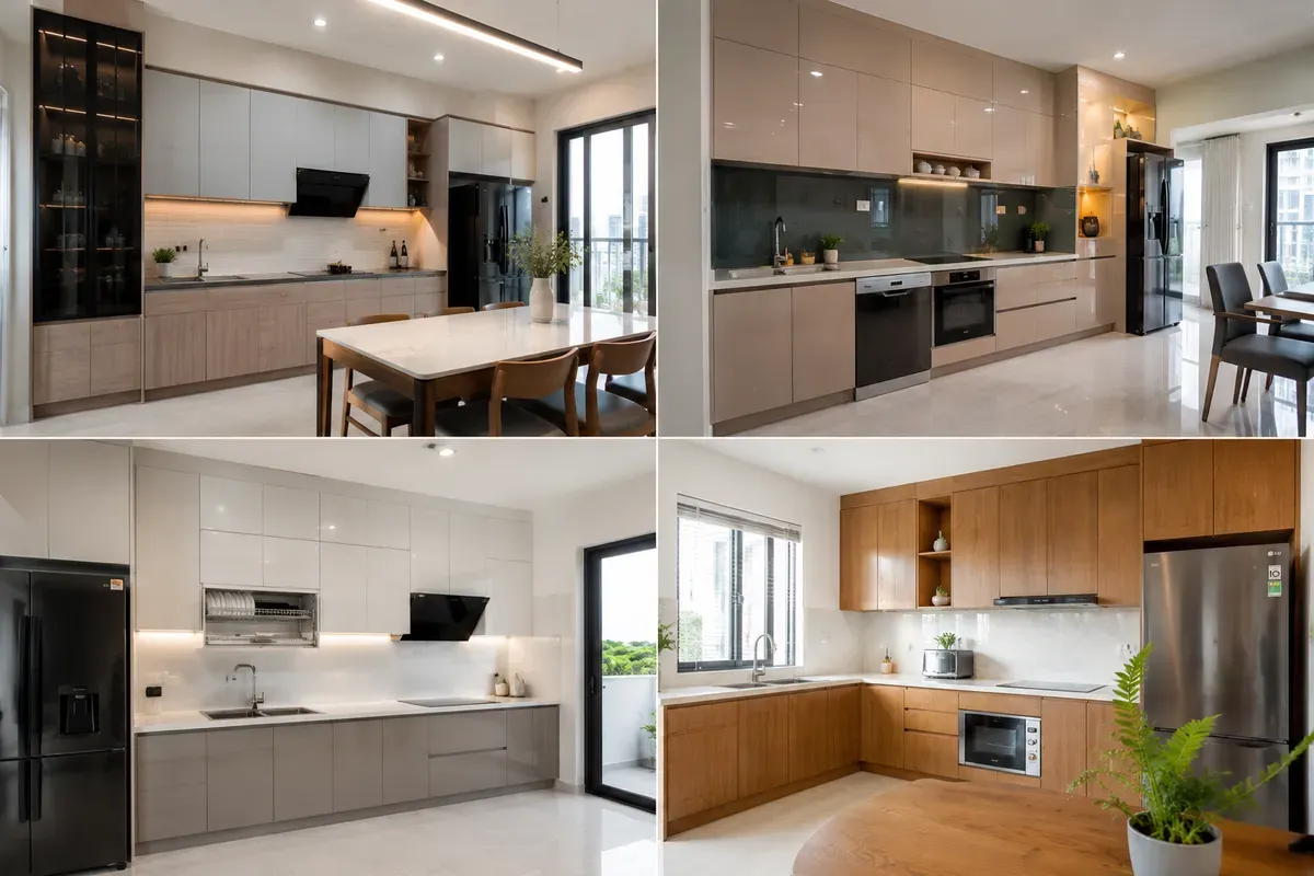 Mỗi chất liệu mang đến mức đầu tư và phong cách thiết kế khác nhau.