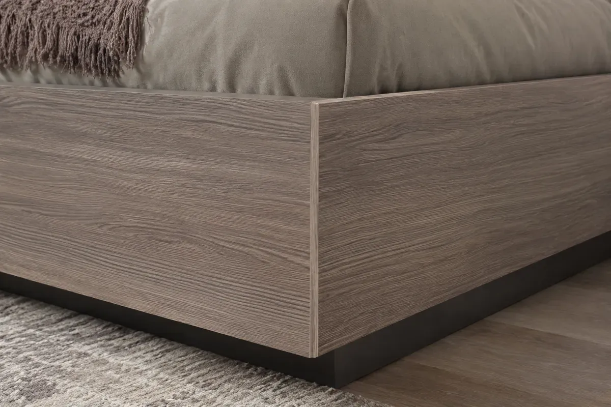 Giường ngủ gỗ công nghiệp MDF được yêu thích nhờ độ bền, tính thẩm mỹ và chi phí hợp lý