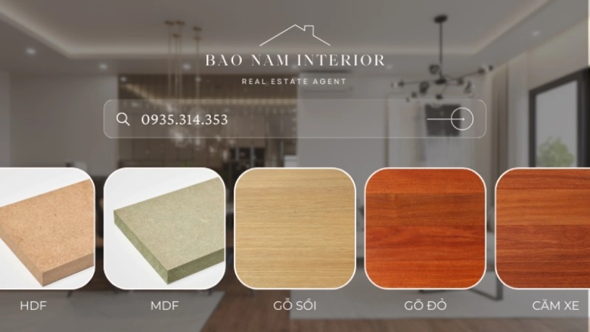 Chất liệu gỗ ảnh hưởng đến báo giá tủ bếp trọn gói