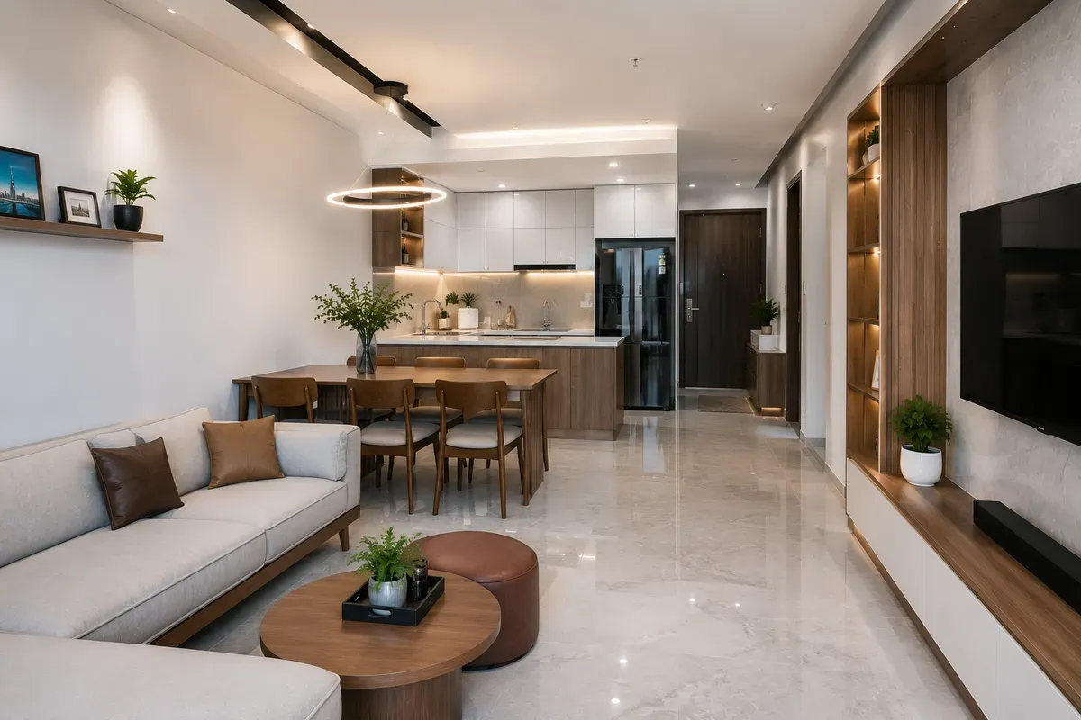 Dự án nội thất thực tế do Bảo Nam thi công tại quận Gò Vấp.