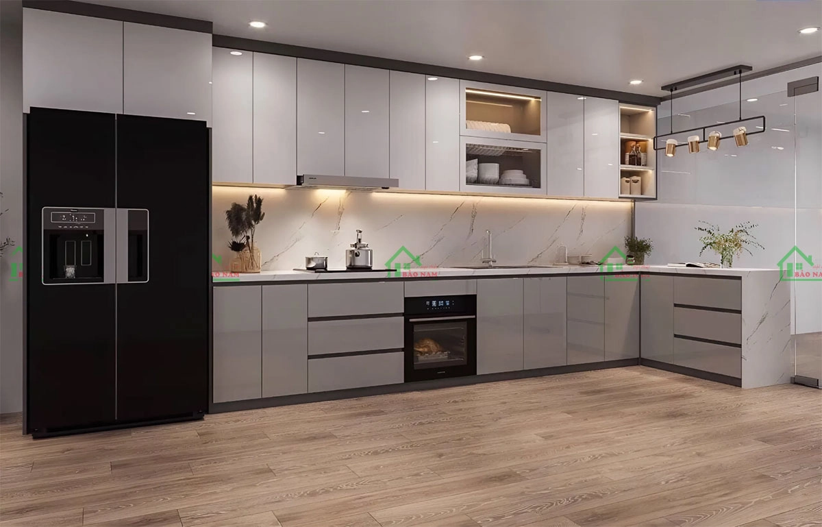 Các mẫu tủ bếp đẹp hiện đại được yêu thích nhất 2024