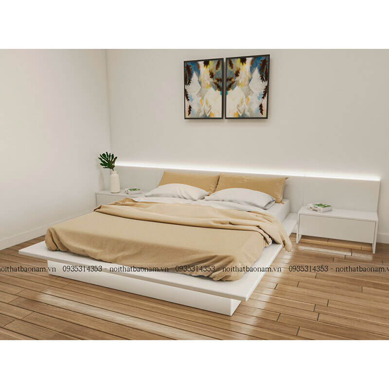 Giường ngủ gỗ công nghiệp đẹp GN10