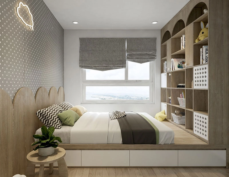 Giường giật cấp tiện dụng cho căn hộ nhỏ