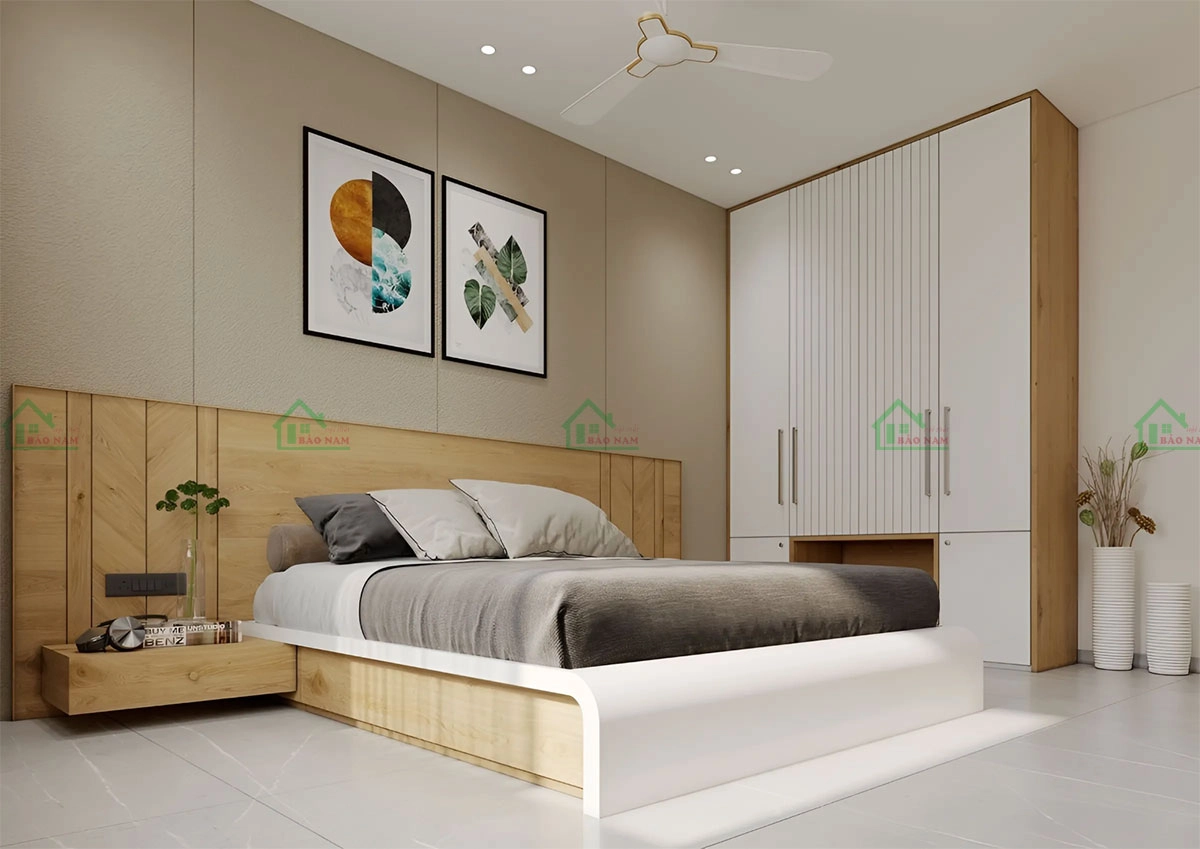 Những mẫu giường gỗ công nghiệp hiện đại, gây Sốt thị trường hiện nay