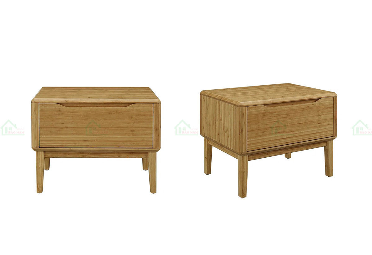 Tích hợp 2 tab đầu giường rời đồng bộ, tiện lợi cho việc lưu trữ đồ dùng cá nhân.