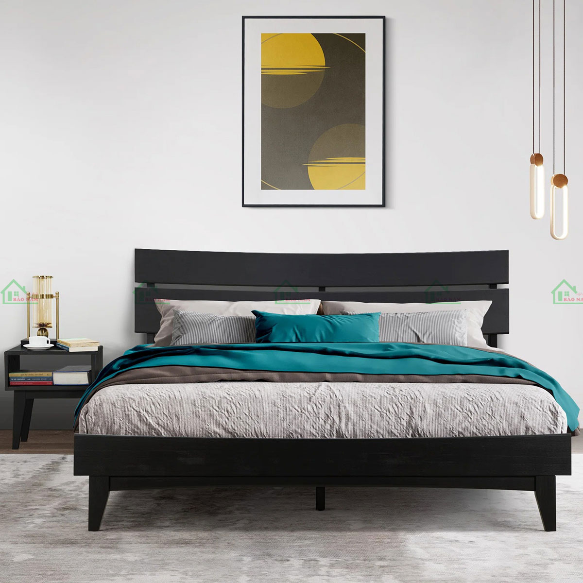 Giường Gỗ Tự Nhiên Đẹp GTN20