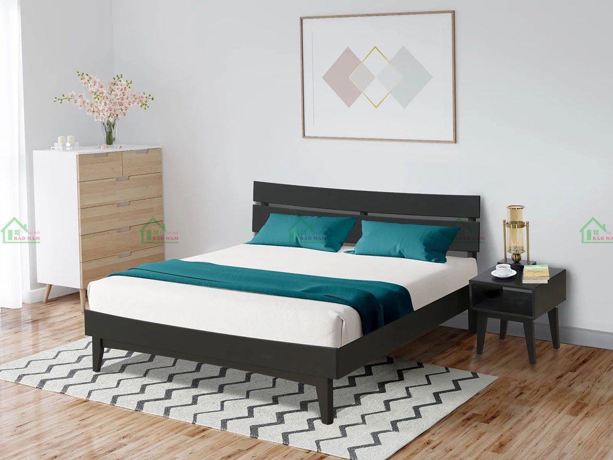 Giường ngủ GTN20 sử dụng chất liệu gỗ tự nhiên cao cấp, mang đến vẻ đẹp sang trọng, bền bỉ theo thời gian, tạo cảm giác ấm cúng và gần gũi với thiên nhiên.