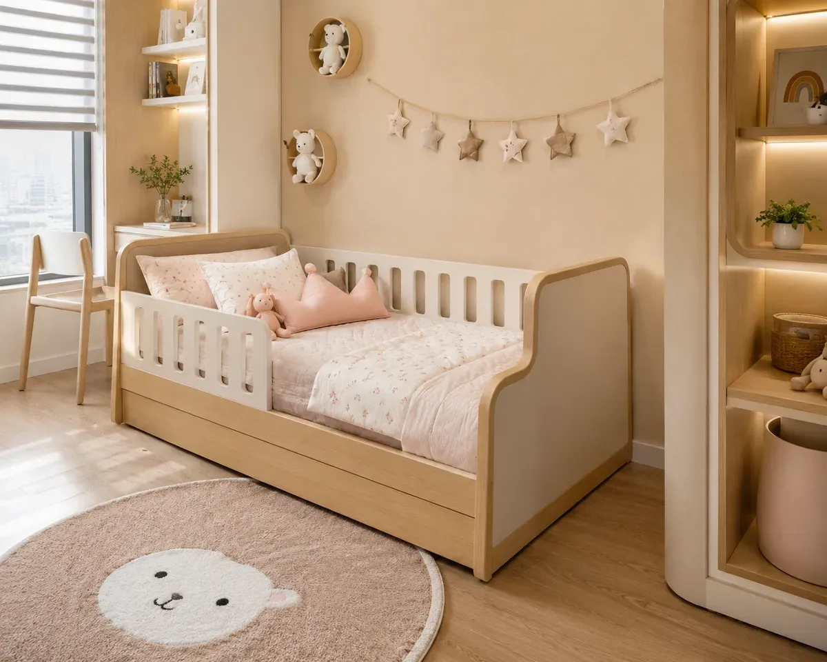 Giường Ngủ Cho Bé Đẹp, An Toàn Và Phù Hợp Theo Độ Tuổi