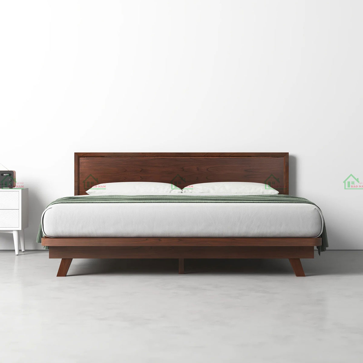 Giường Ngủ Đẹp Gỗ Tự Nhiên GTN30
