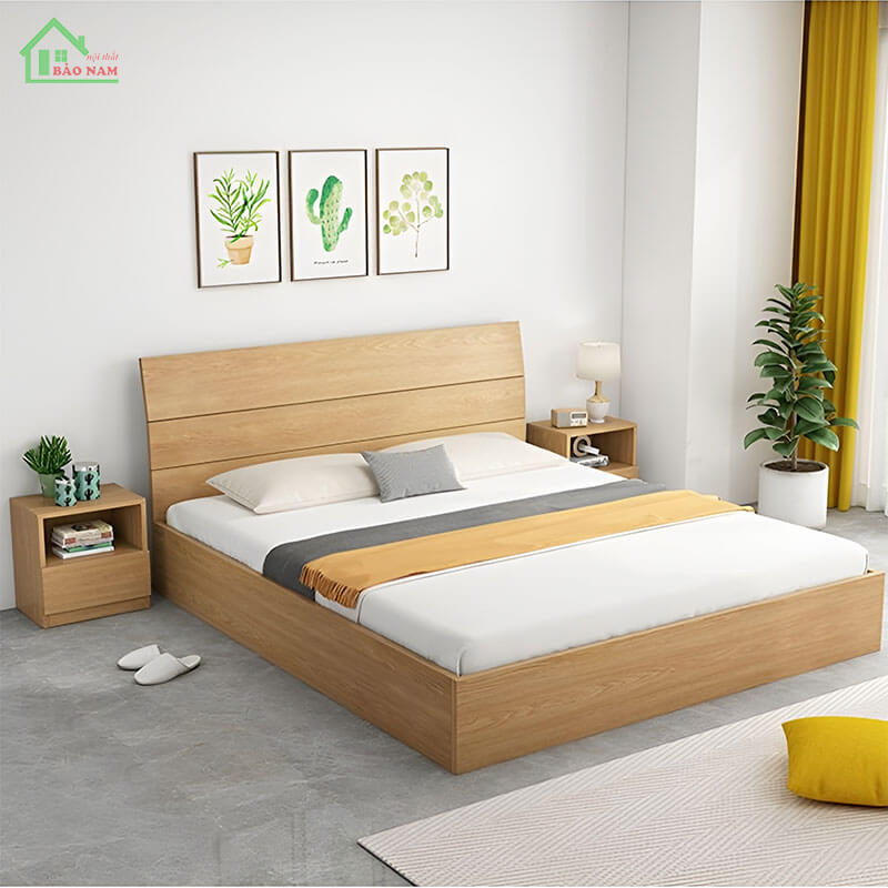 Giường Ngủ Gỗ Công Nghiệp An Cường