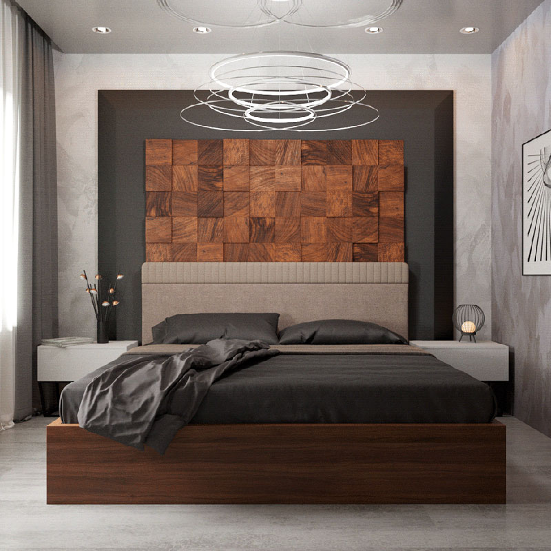 Giường Ngủ Gỗ Công Nghiệp Hiện Đại GN15