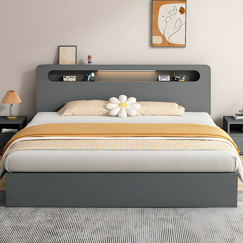 Mẫu Giường Ngủ Gỗ Công Nghiệp Hiện Đại GN16