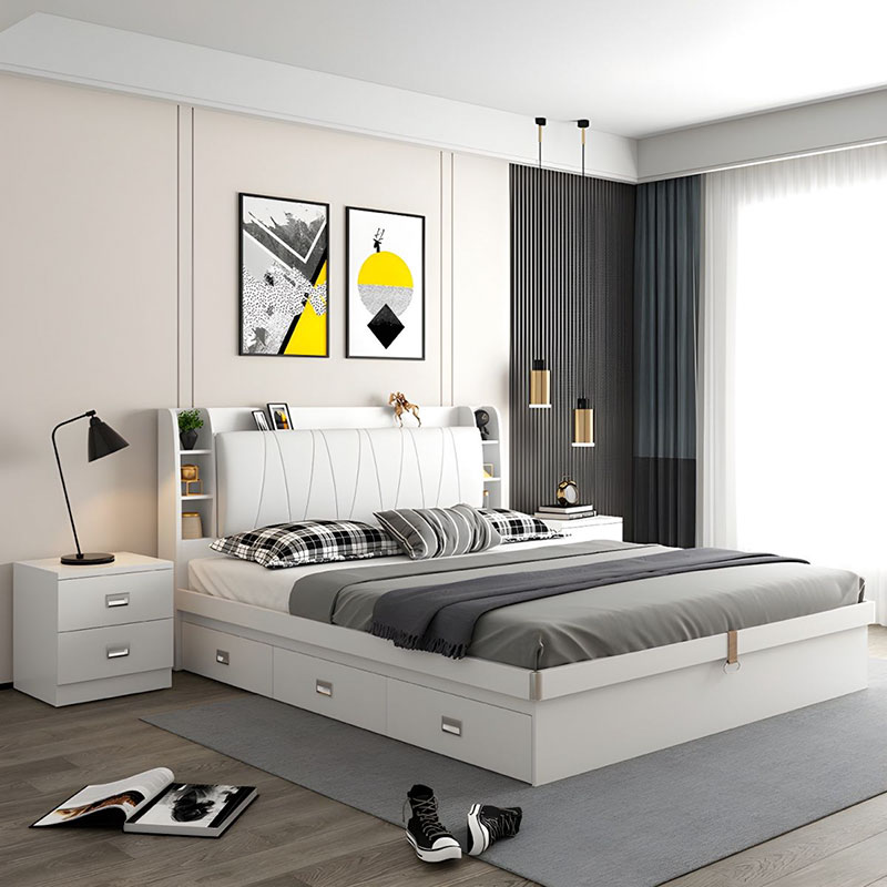 Giường Ngủ Gỗ Công Nghiệp Hiện Đại GN20