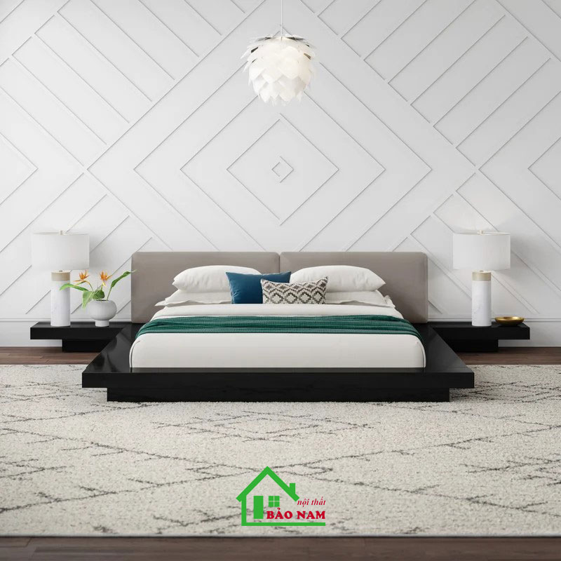 Giường Ngủ Gỗ Công Nghiệp Hiện Đại GN27