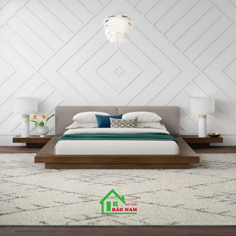 Giường Ngủ Gỗ Công Nghiệp Hiện Đại GN27