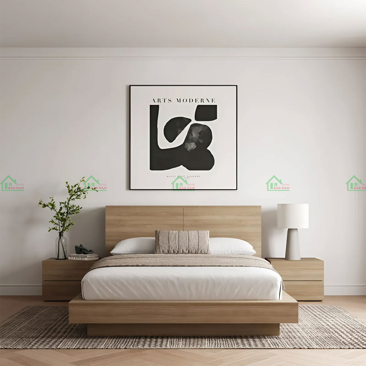 Giường Ngủ Gỗ Giá Rẻ GN38