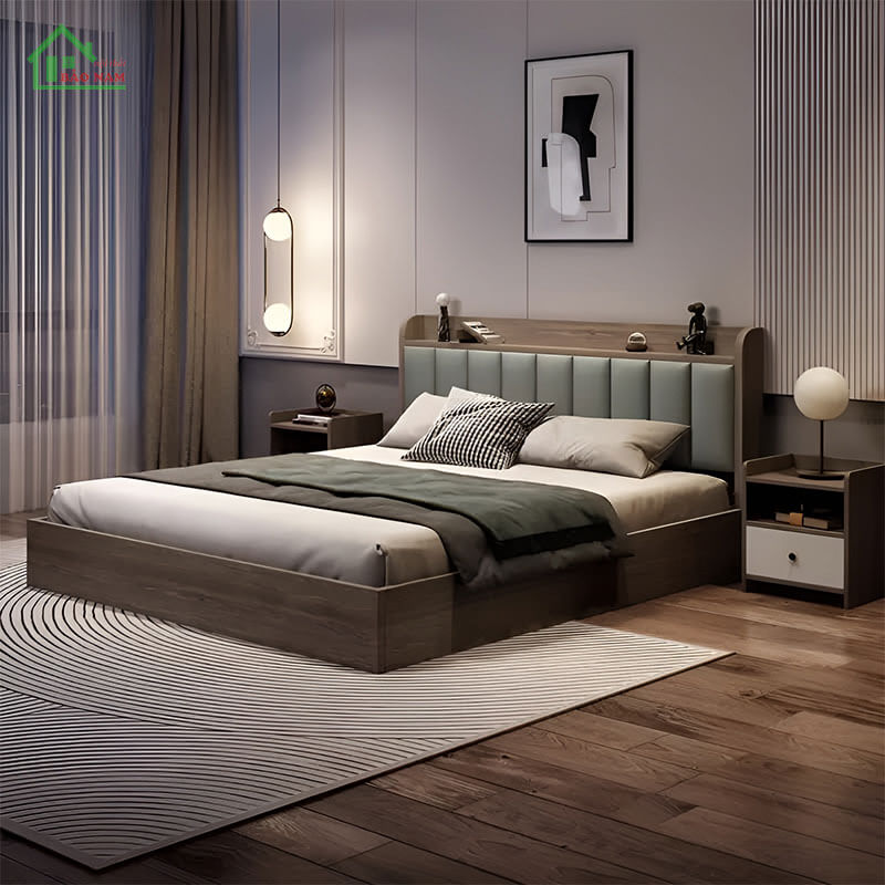 Giường Ngủ Gỗ MDF An Cường