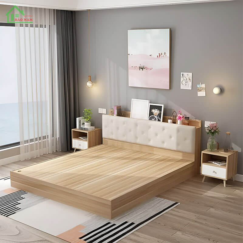Giường ngủ gỗ MDF An Cường GN12