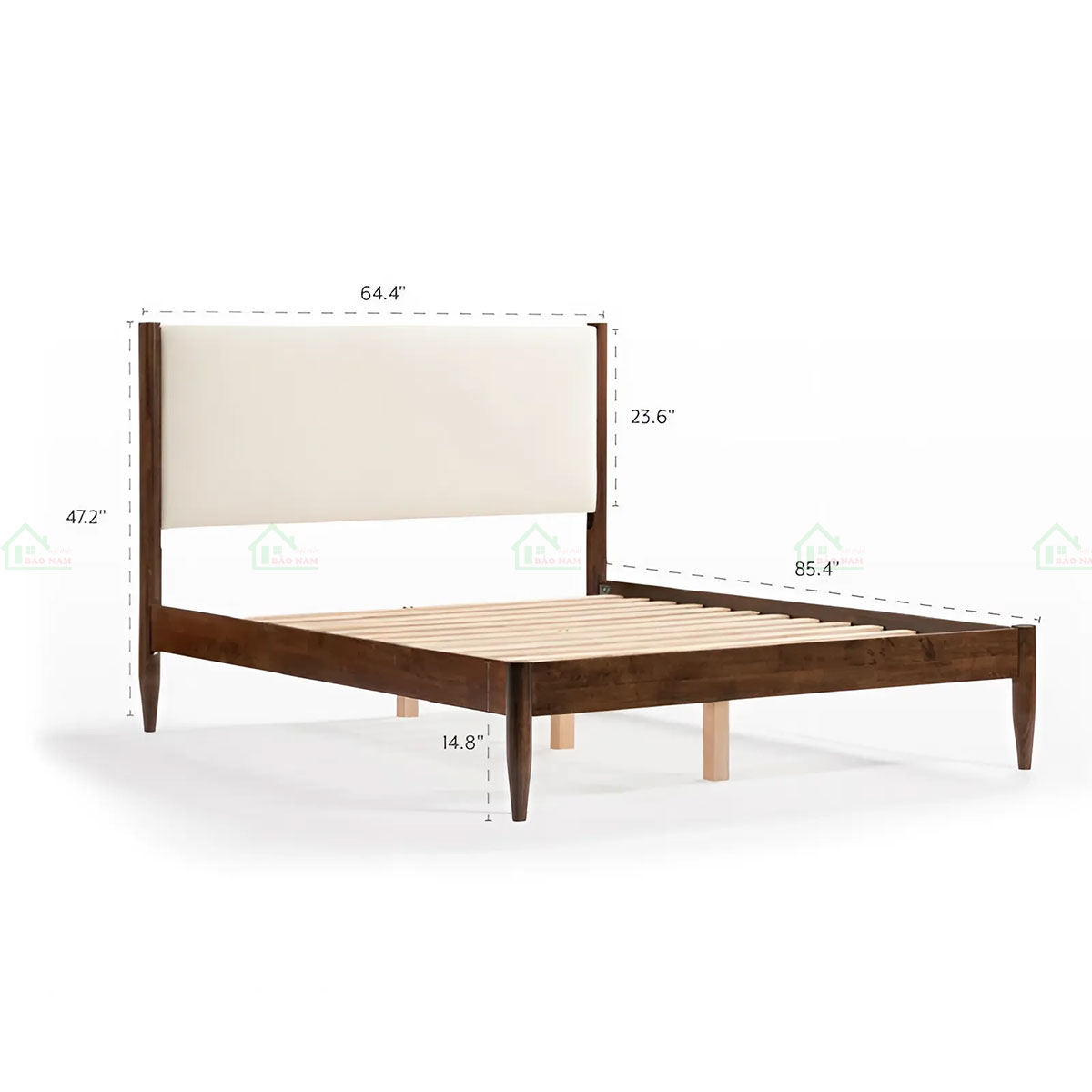Giường Ngủ Gỗ Tự Nhiên Giá Rẻ GTN21