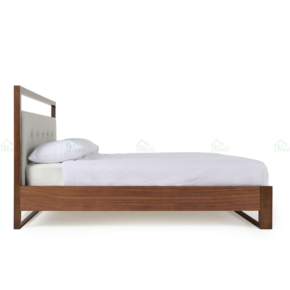 Mẫu Giường Ngủ Gỗ Tự Nhiên Hiện Đại GTN18 