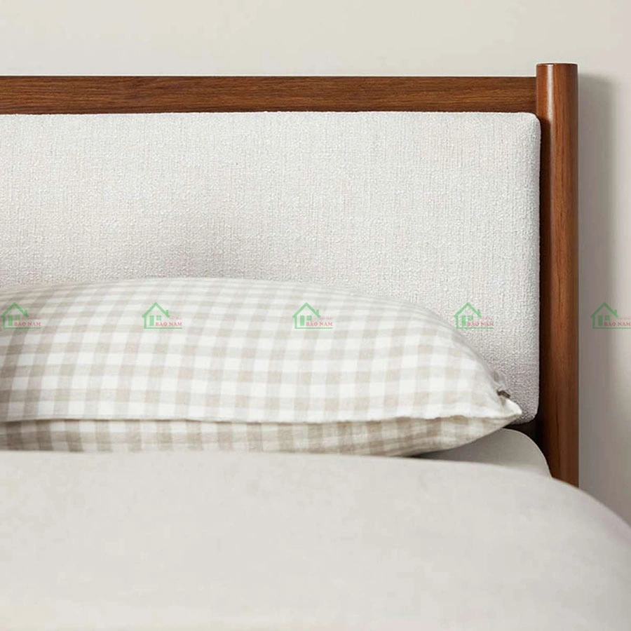 Khung giường gỗ tự nhiên GTN39 chắc chắn và bền đẹp