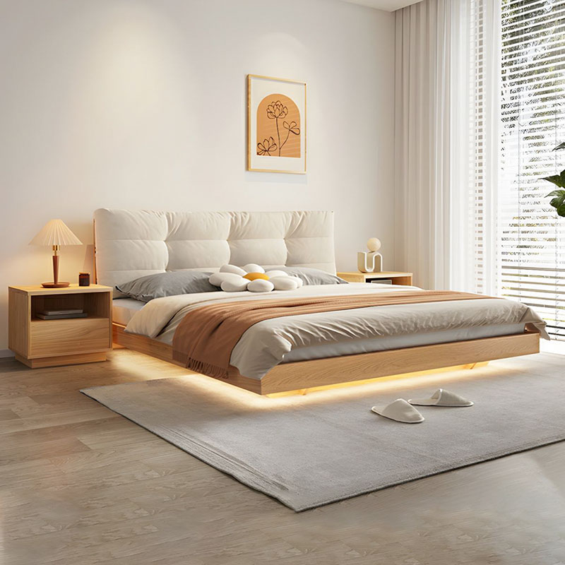 Giường Ngủ Gỗ Tự Nhiên Hiện Đại GTN4