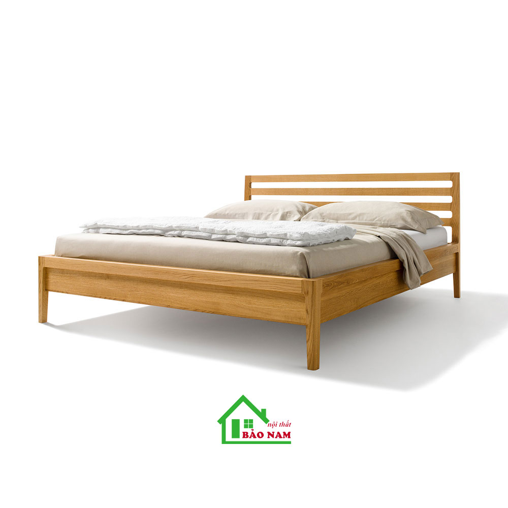 Giường Ngủ Gỗ Tự Nhiên Hiện Đại GTN7