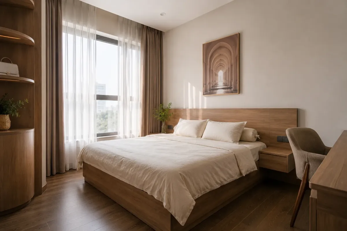 Mẫu giường ngủ hiện đại được nhiều gia đình lựa chọn nhờ thiết kế tinh tế và tối ưu công năng.