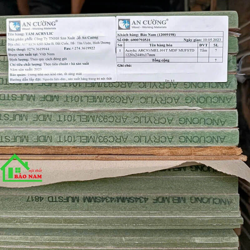 Gỗ công nghiệp an cường chính hãng