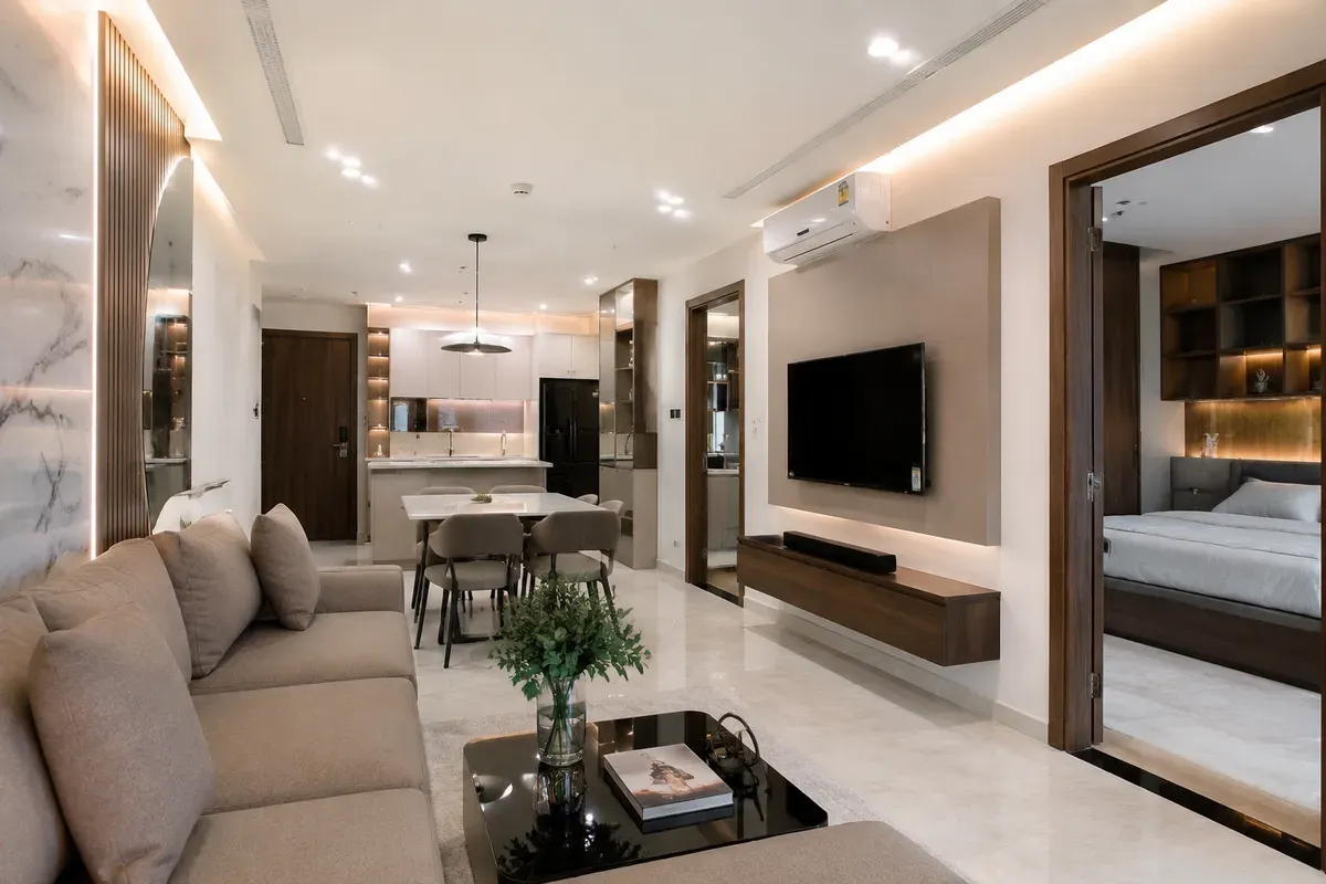 Thi công nội thất đồng bộ giúp tối ưu công năng và chi phí đầu tư.