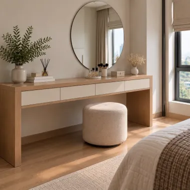 BÀN TRANG ĐIỂM MDF BTD-18​​​​​​​
