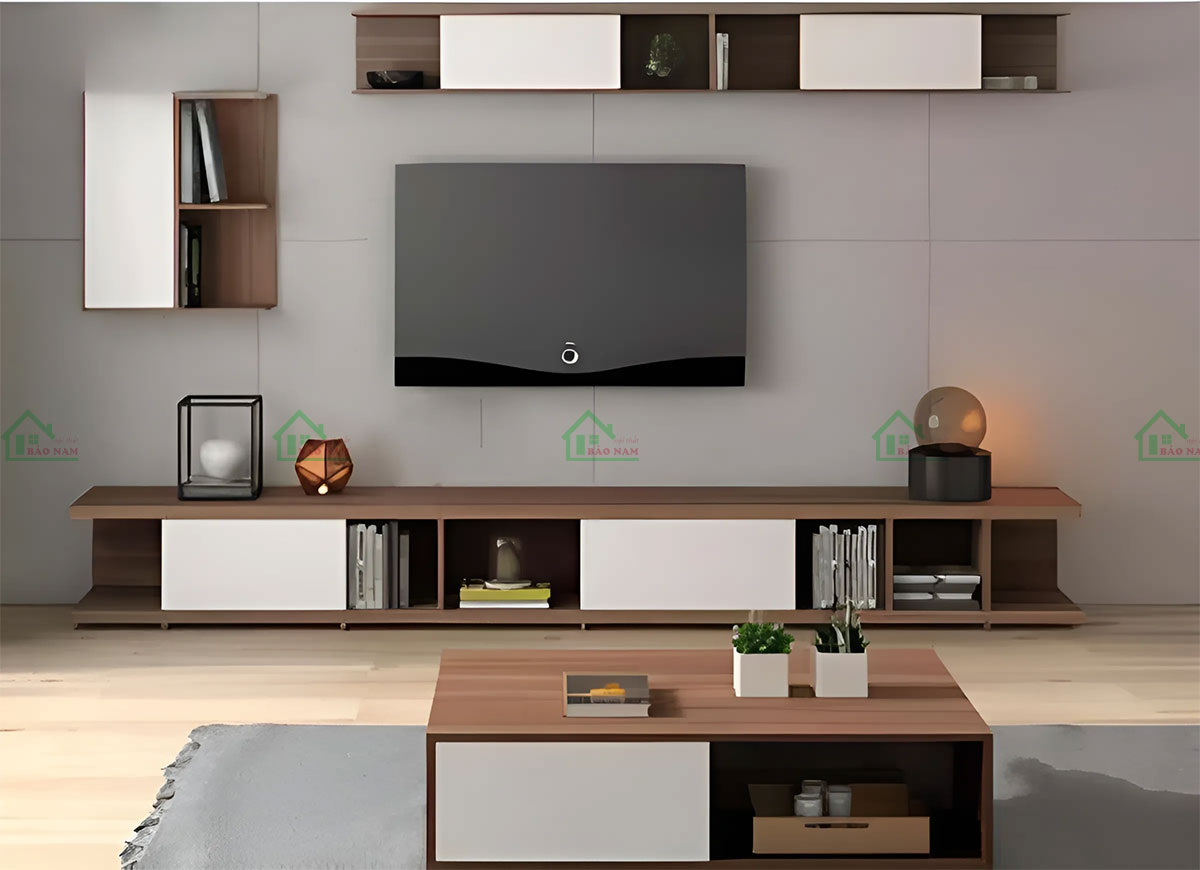 Nhiều ngăn kéo rộng rãi cung cấp không gian lưu trữ đa dụng, giúp tổ chức nhà cửa gọn gàng.